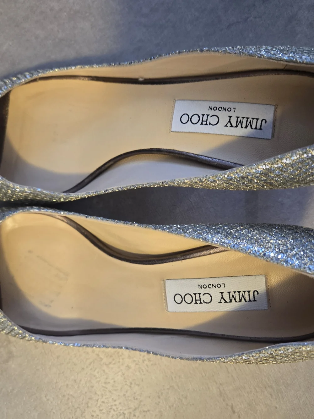 Jimmy Choo Champagne Isabelle Peep-Toe Pumps - Picture 5 of 8